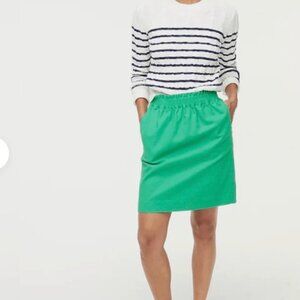 J.Crew Women’s NWT Reimagined Kelly Green Linen Pencil Skirt Size 2